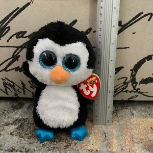 “Waddles” Penguin Beanie Boo’s Ty Toy; 17cm tall; Brand New with Tags